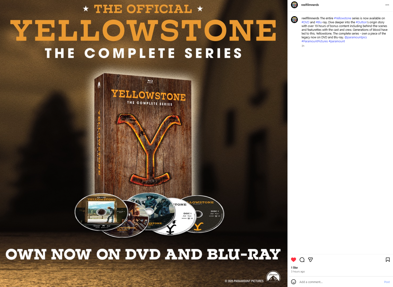 Reel Film Nerds - Instagram Post